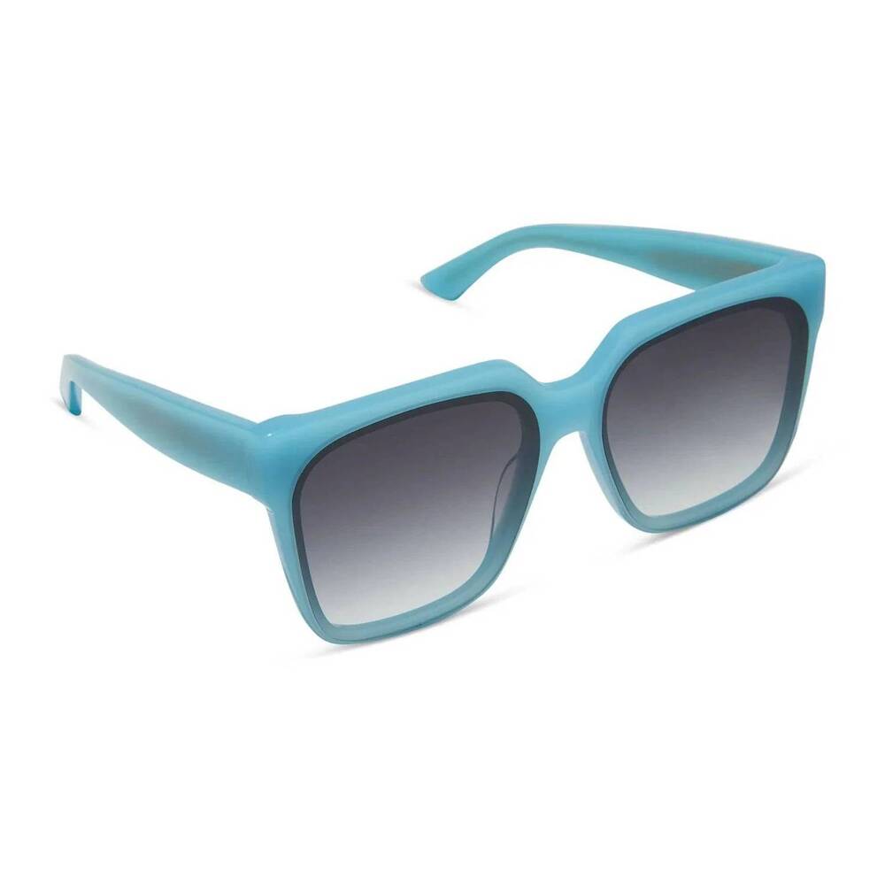 NEW DIFF women's thea paradiso sunglasses in blue + grey gradient